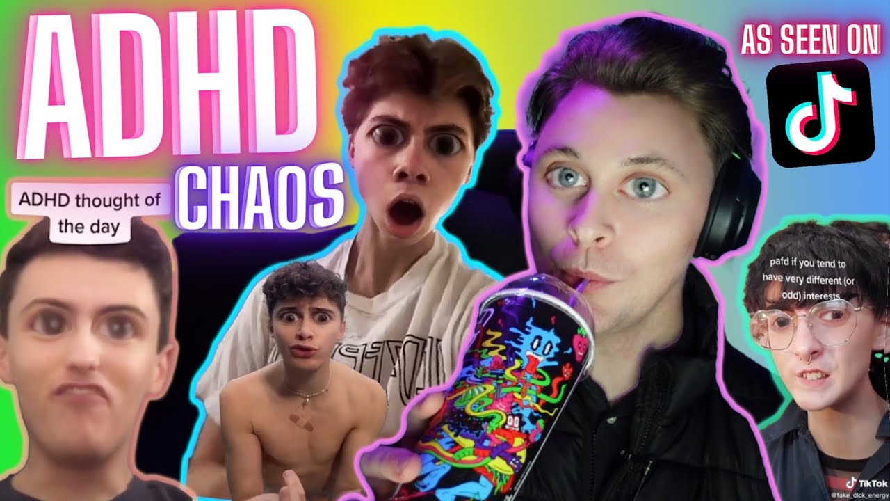 Reacting to ADHD TikToks by the neurodiverse squad | 4K