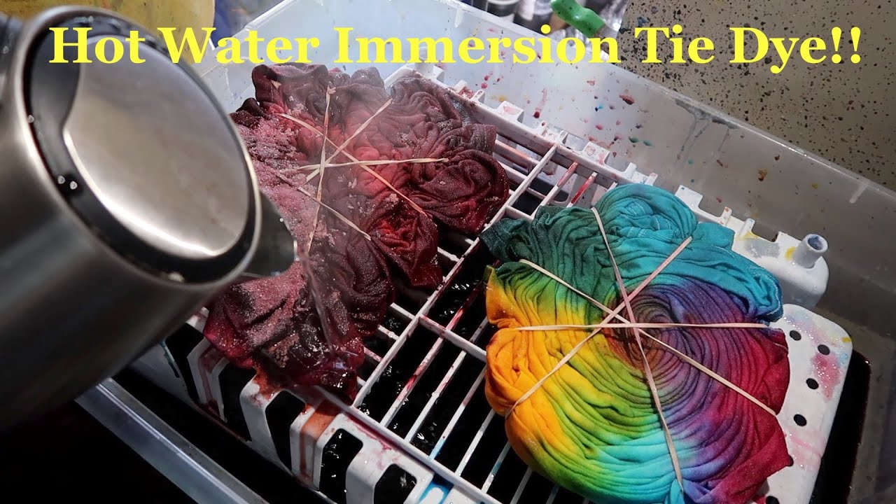 Hot Water Irrigation Tie Dye - Will It Work??