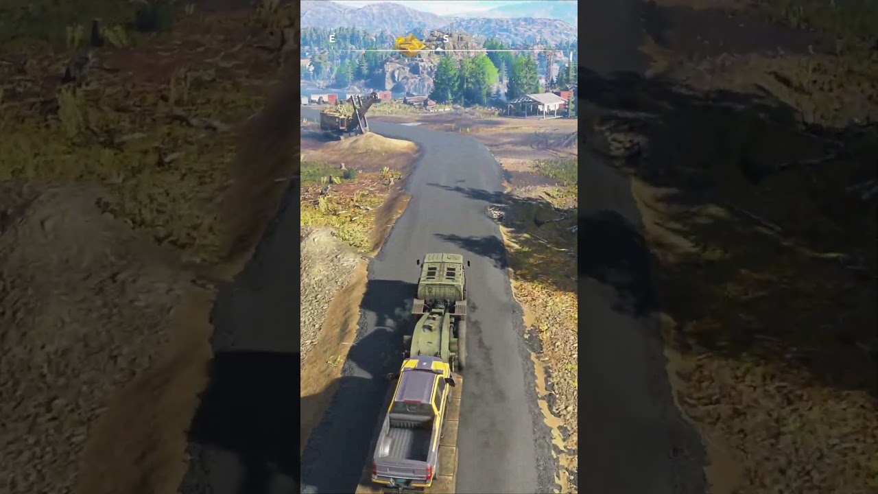 ROADCRAFT | We Built a Forest Truck Route Thru Sunken #simulation #trucking #gaming