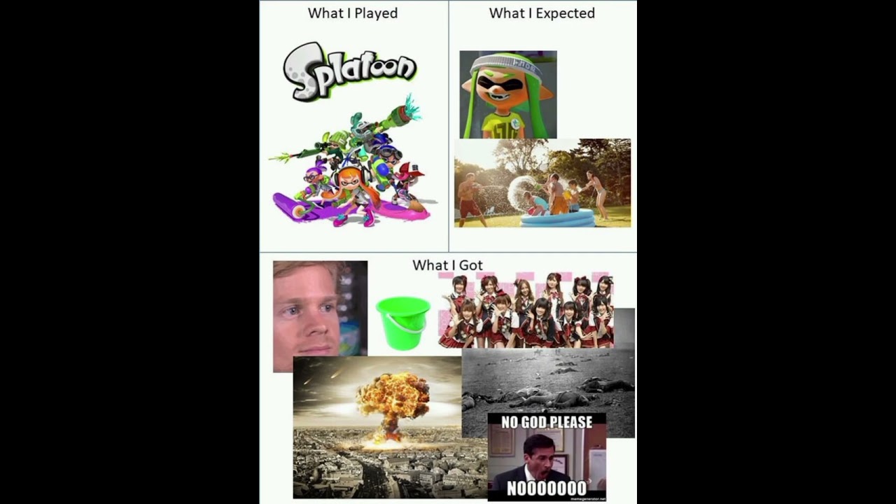 Splatoon memes while Till depth do us part plays.