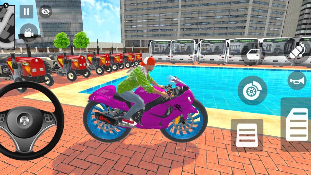 🚦Car Bike Game: Franklin Order In Indian Orange 🧡 Car And driving🚦 Car Bike Game New Update