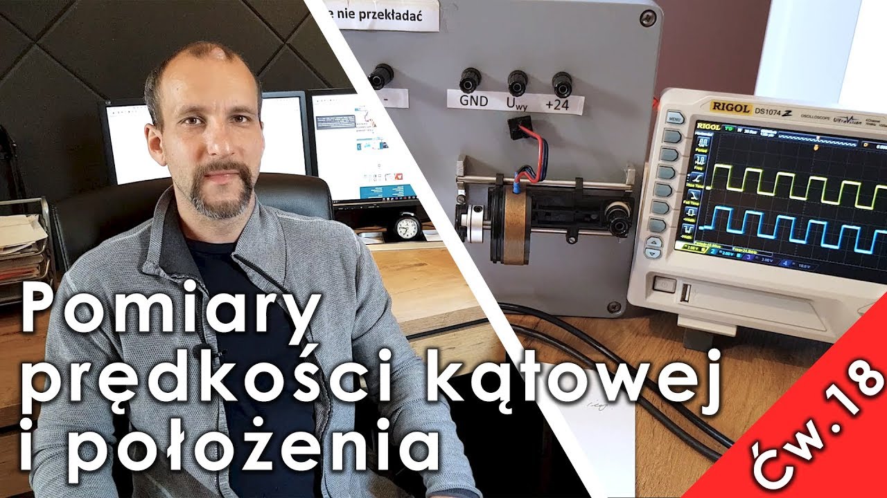 AGH - Metrologia - Ćw. 18: Enkoder, tachoprądnica - pomiary wielkości kątowych