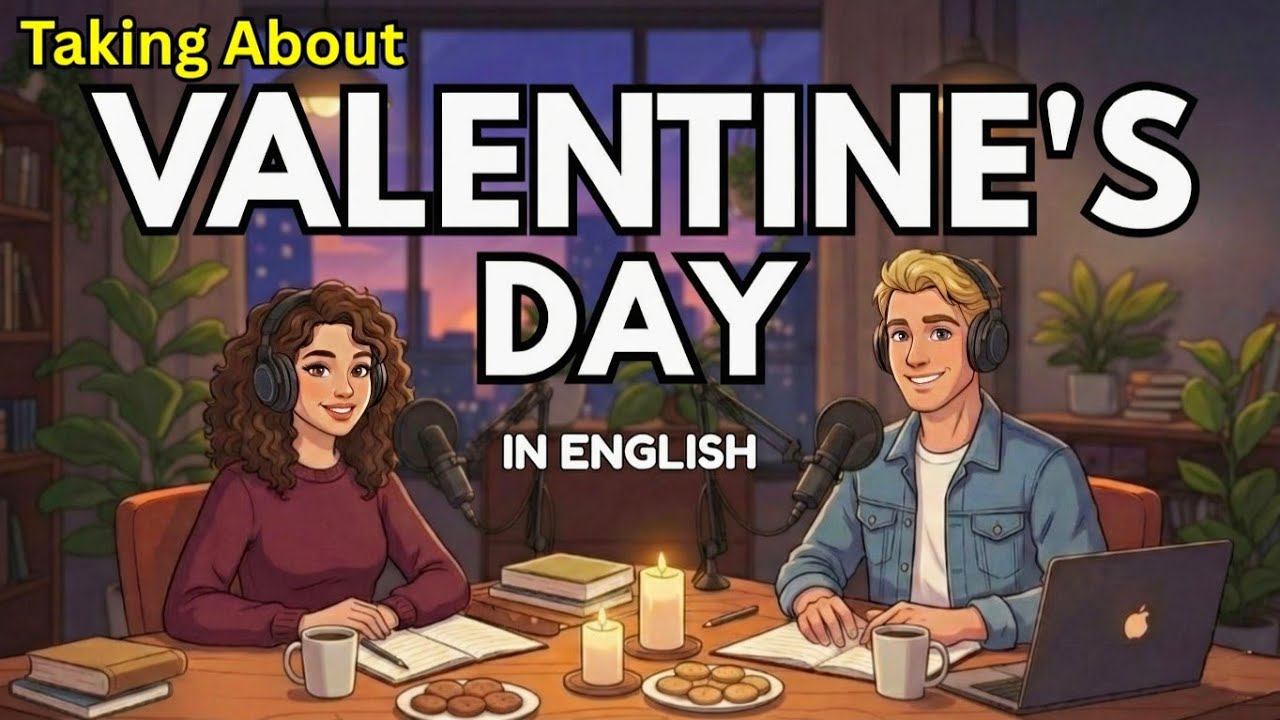 How to Talk About Valentine’s Day in English | English Podcast for Speaking Fluency