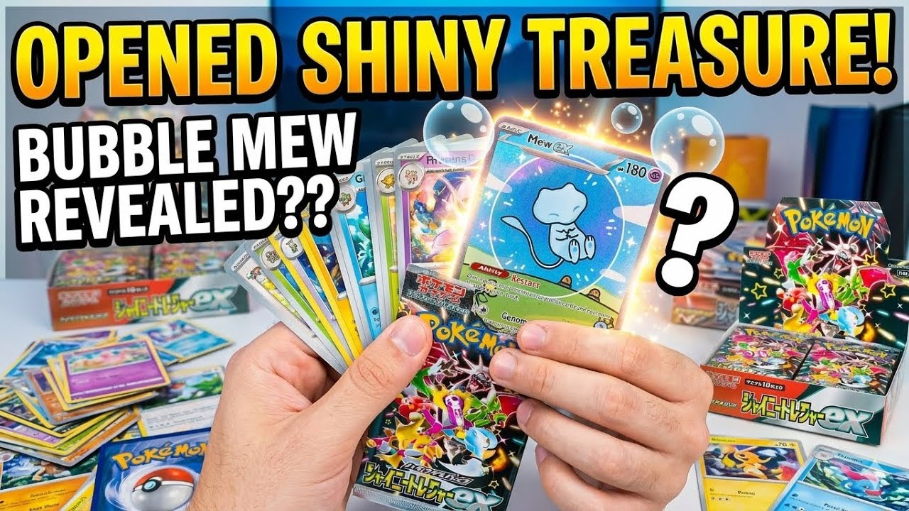 Open one box of shiny treasure for bubble mew!! Did I get it?