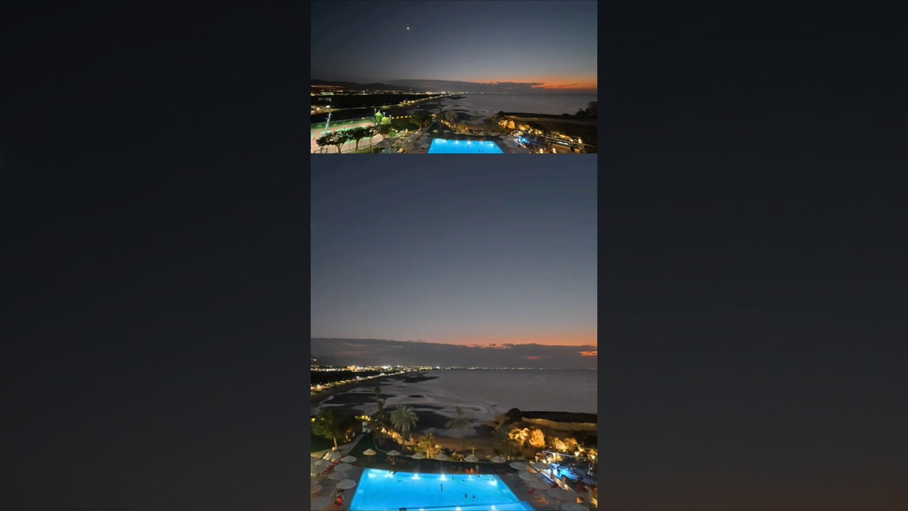 Oman,  Muscat Beach, Sunset Time Lapse,