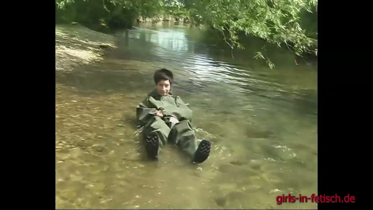 Ocean Offshore Overall with Rubber boots (Movie137part2)