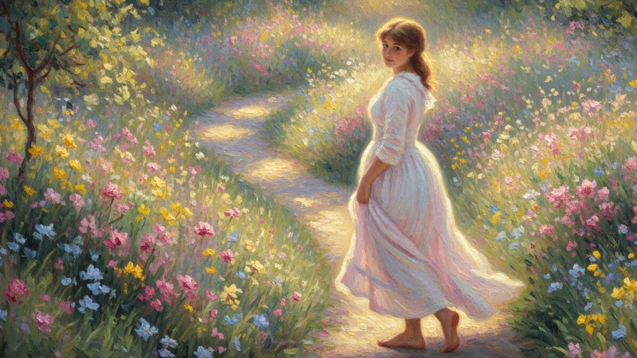 A Silent Garden of Light – Impressionist Piano & Calm Atmosphere | Renoir ASMR