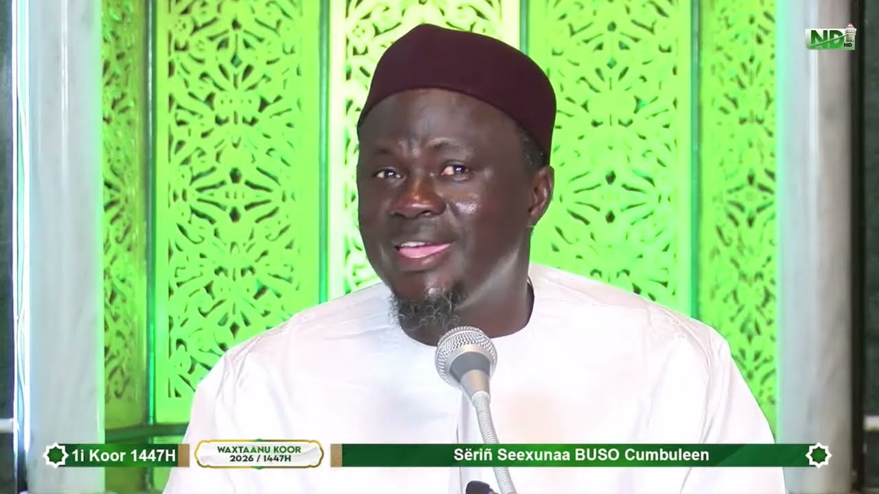 🔴WAXTANU KOOR GRANDE MOSQUEE DE TOUBA JOUR 1 Ramadan 1447h- 2026.