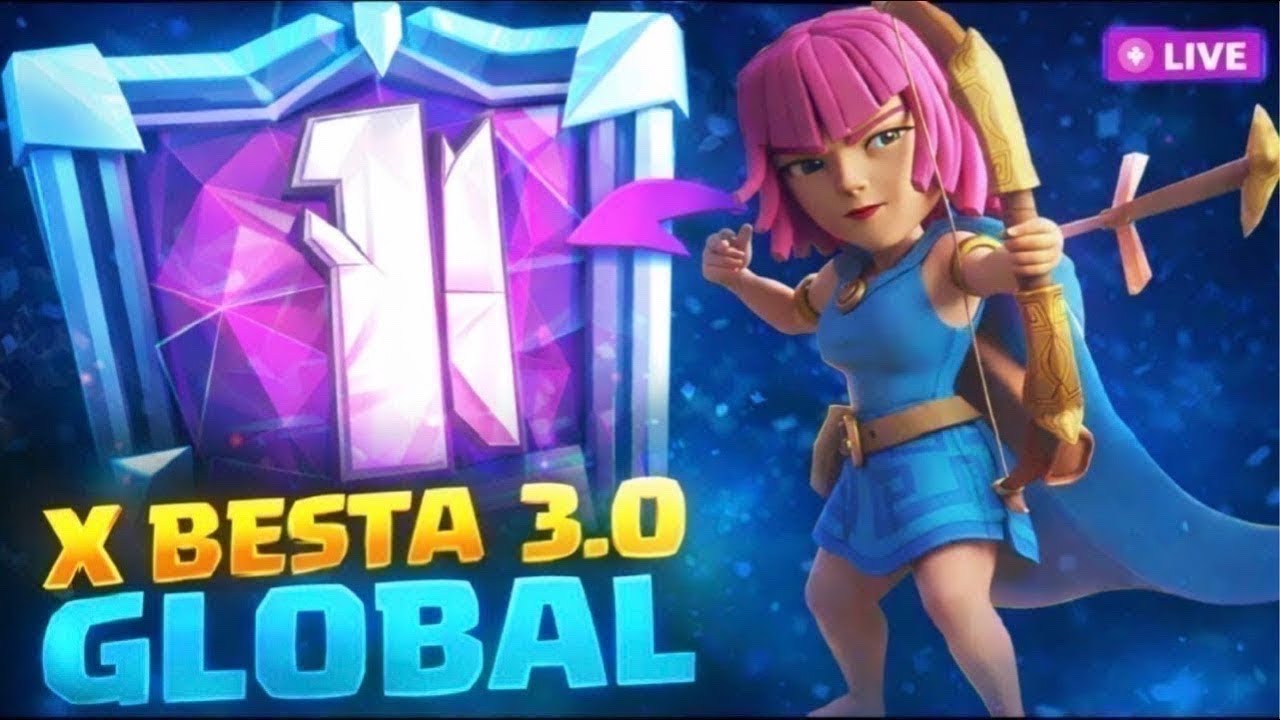 🔥LIVE ESPECIAL 1K! JOGANDO DE X-BESTA 3.0 NO CLASH ROYALE 🔥