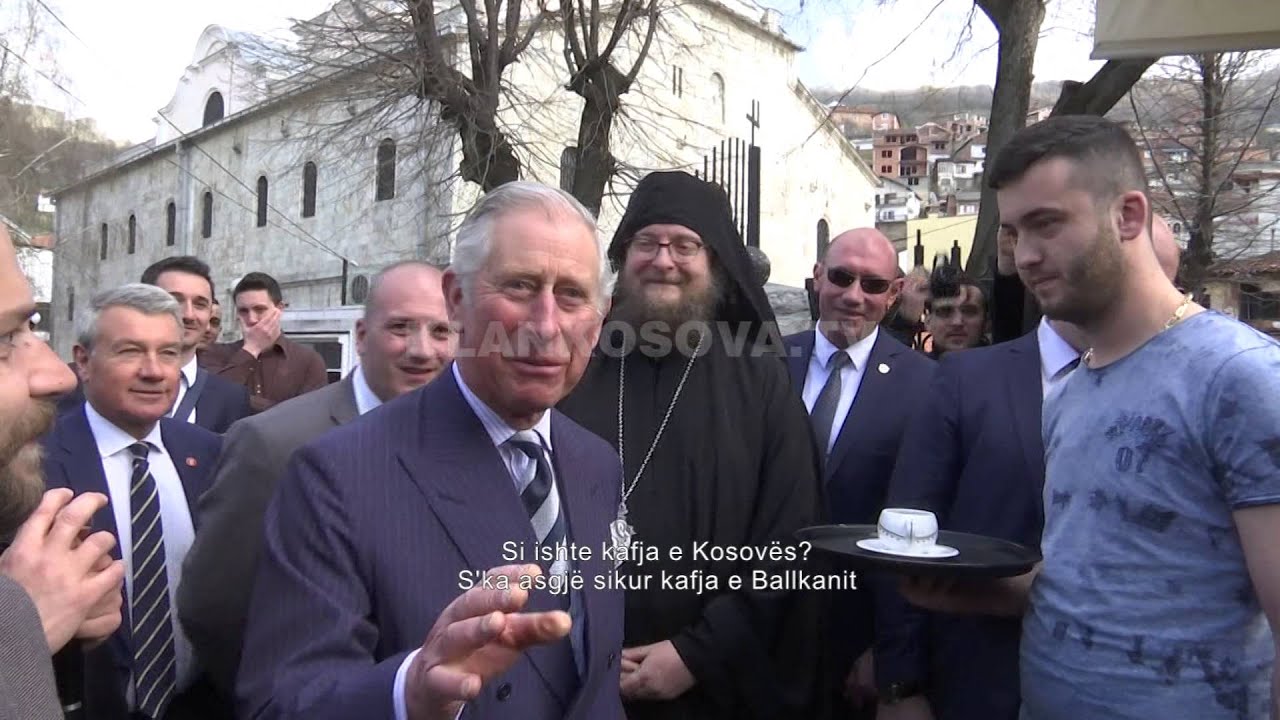 Charles krenar me Kosoven, pi kafe e ha fli ne Prizren - 19.03.2016 - Klan Kosova