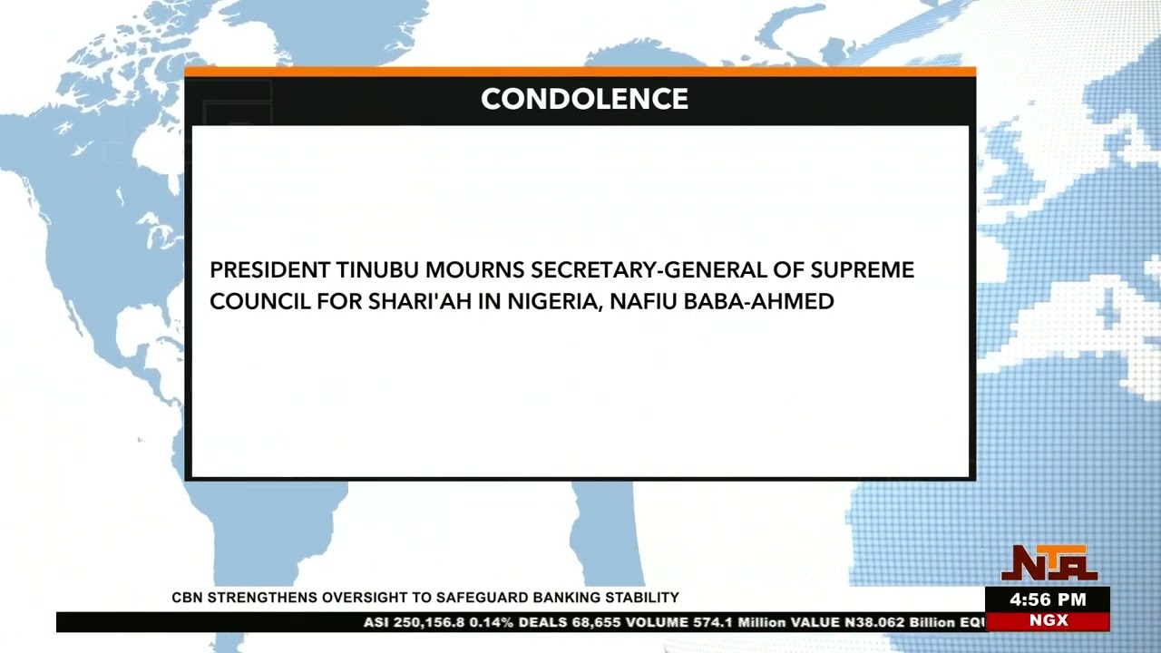 Tinubu Pays Tribute to Late Shariah Council Secretary-General