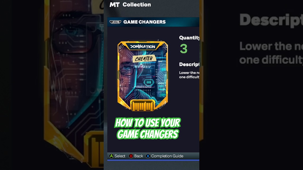 How to use your game changers #nba2k26myteam #2ktips #myteam #tipsandtricks