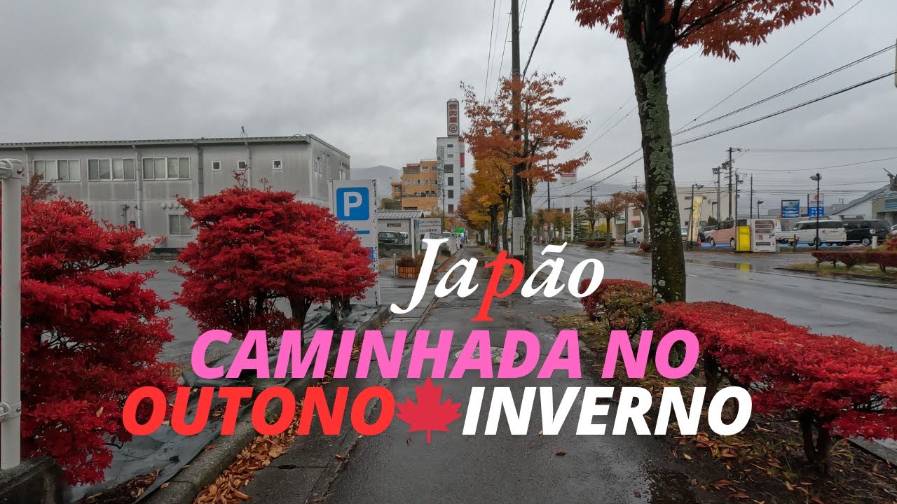 Outono no Jap&atilde;o Real | Suwa Revela Sua Beleza Genu&iacute;na na Chuva 🍁
