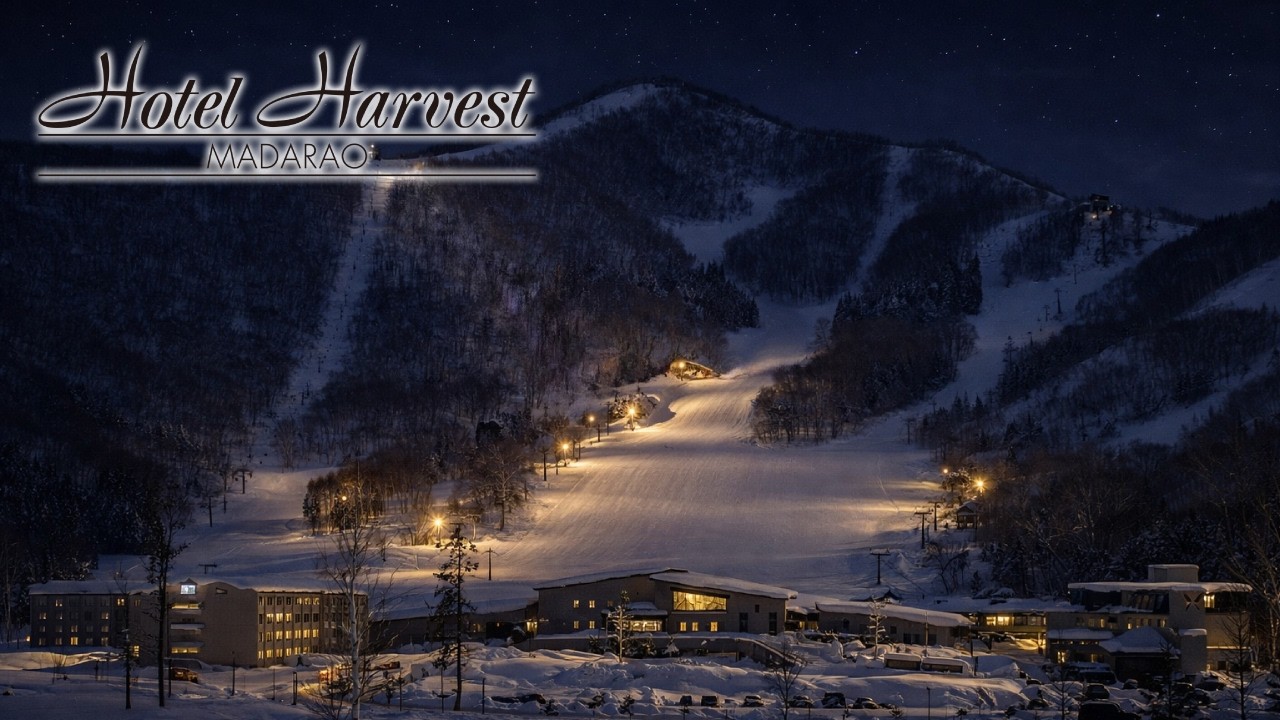 Nagano Japan | Madarao Resort Hotel in Snowy Mountains, Ski & Stay (subtitles) 斑尾リゾートホテル
