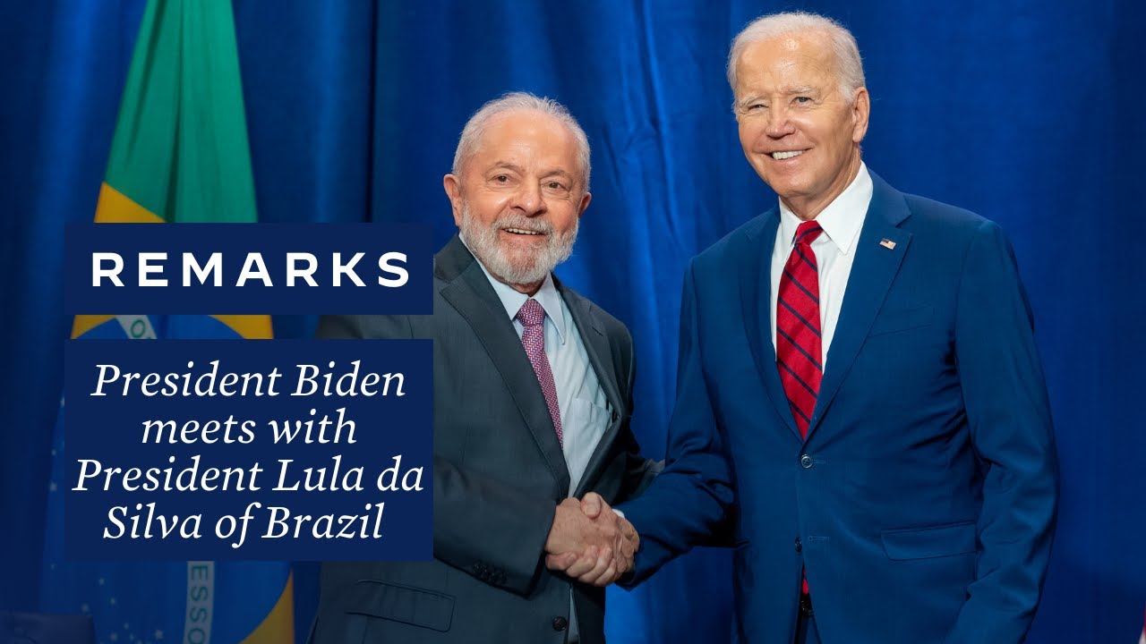 President Biden Participates in a Bilateral Meeting with President Lula da Silva of Brazil