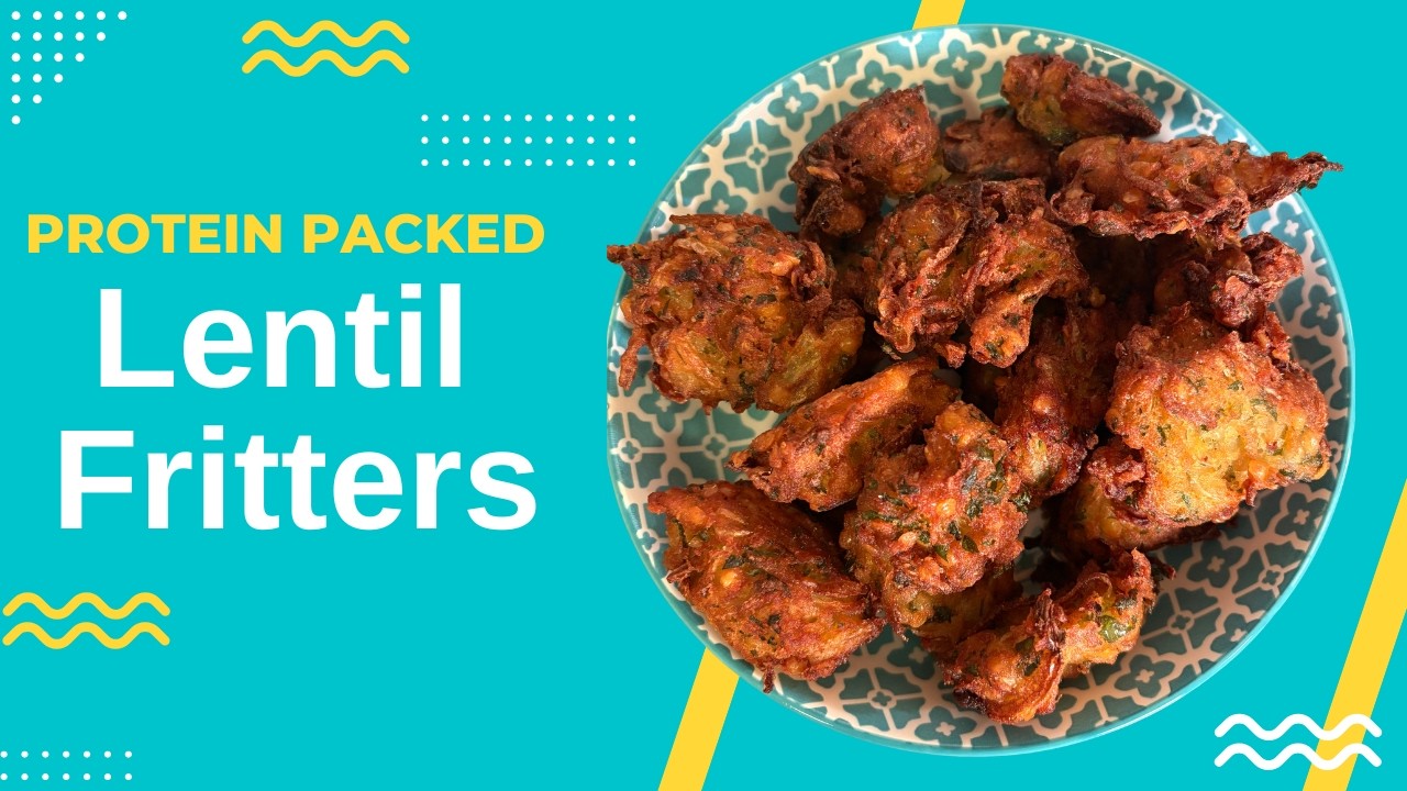 Crispy Lentil Fritters (Marinade/Daler Bora) | Protein-Packed Snack