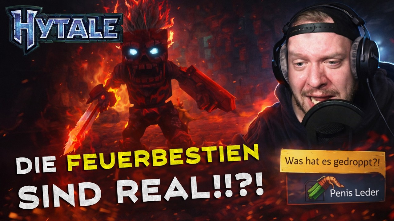 SIE EXISTIEREN WIRKLICH! 🔥 Getrennt in den Feuerhöhlen von | Hytale