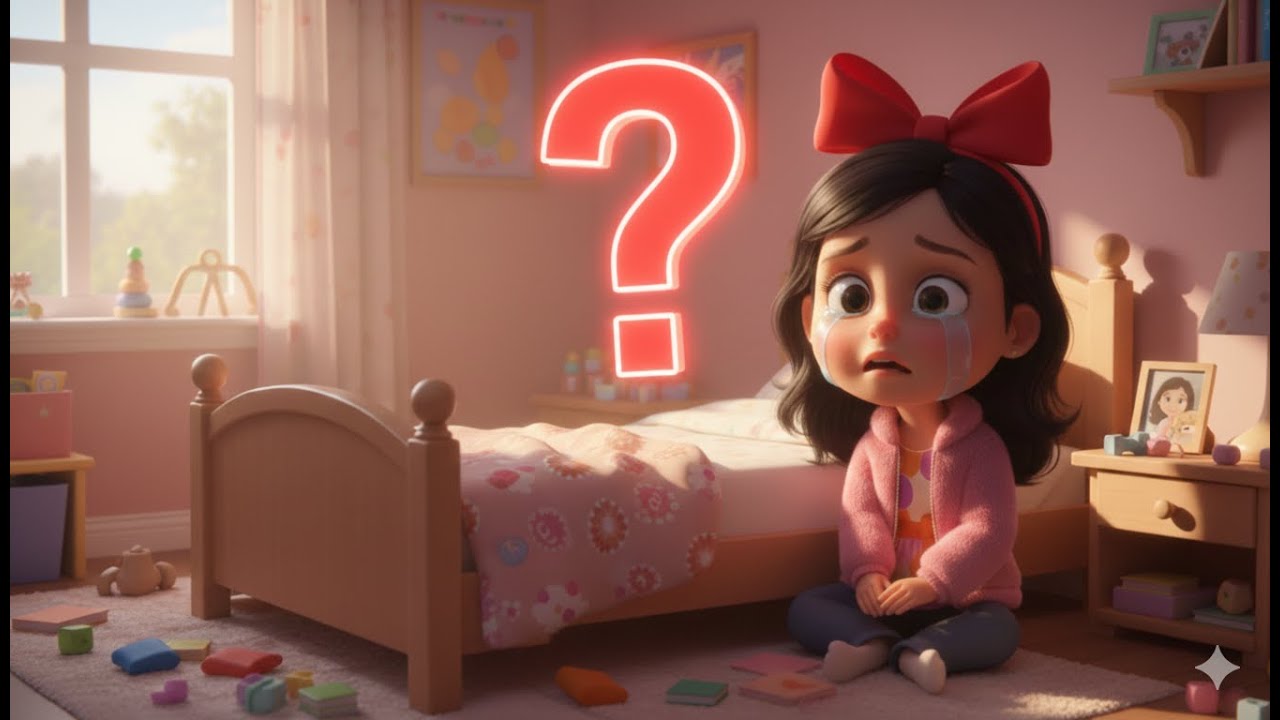 “Oh No! My Teddy Bear Is Lost 😢🧸 | A Sweet Cartoon Story”