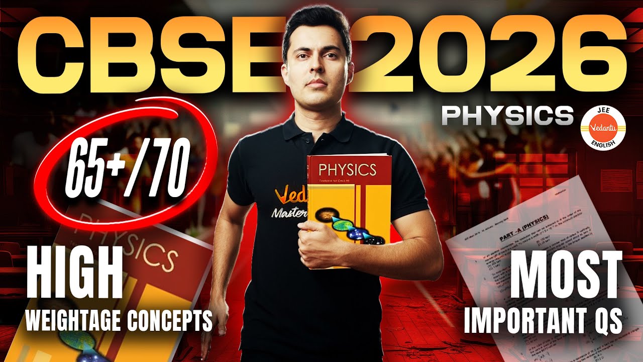 CBSE 2026 Physics Marathon🔥High Weightage Concepts + Important Q&A | Shreyas Sir
