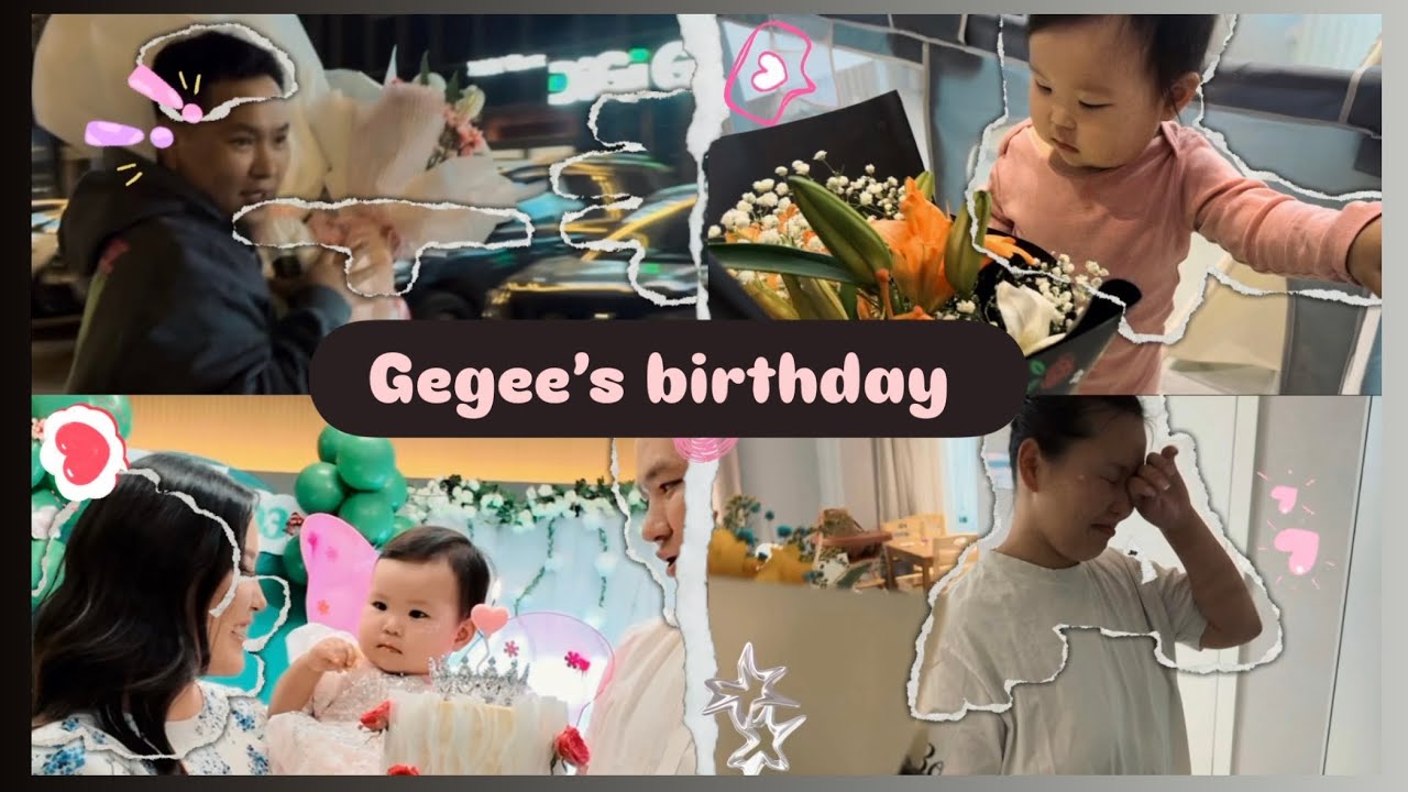 Бидний охин 1 нас хүрлээ Birthday vlog ❤️✨💕