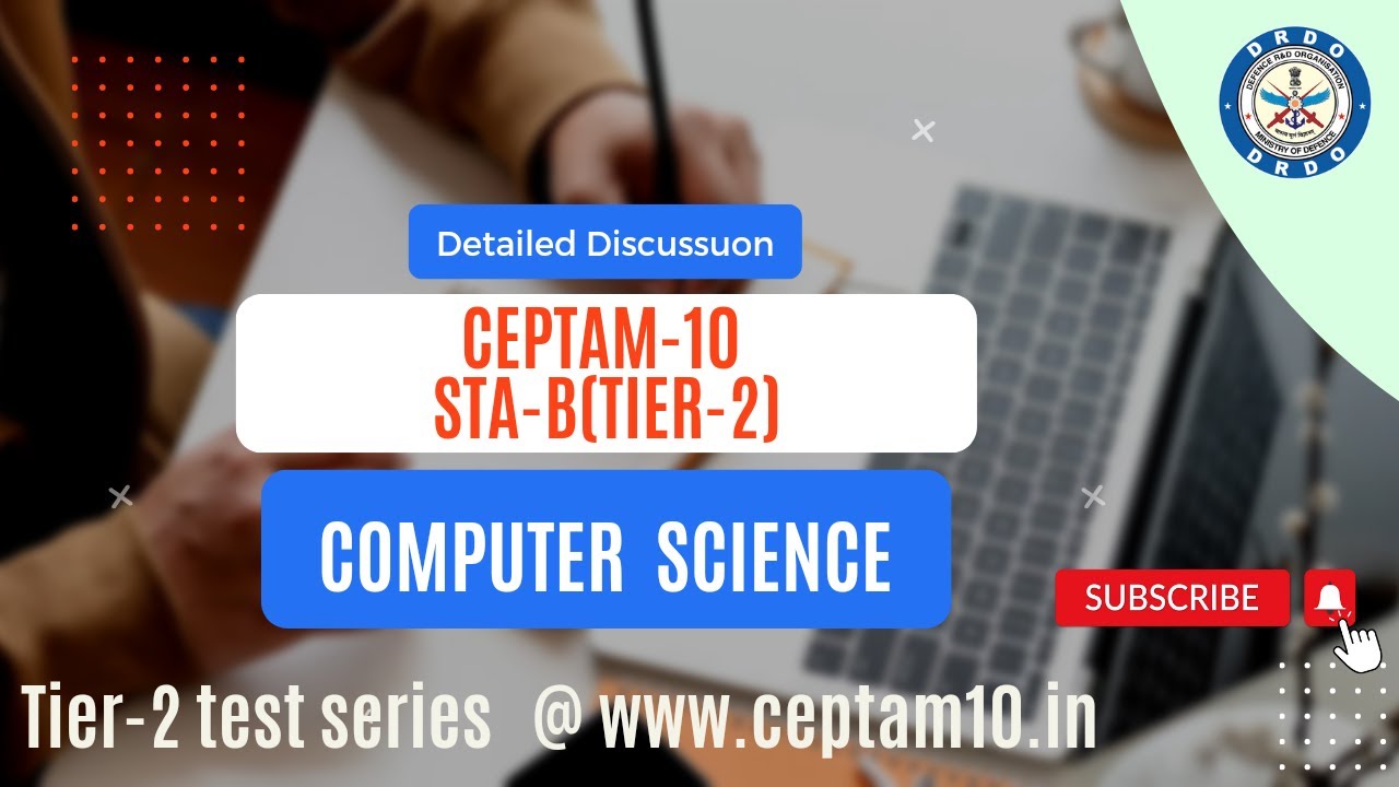 DRDO STA-B Tier-2 Computer Science syllabus | STA B Tier-2 CS Booklist | STA B Tier 2 Exam