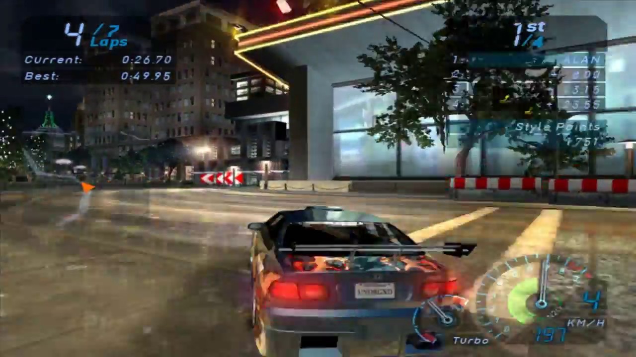 Need For Speed: Underground - Race #103 - Enduro Street Circuit (Circuit)