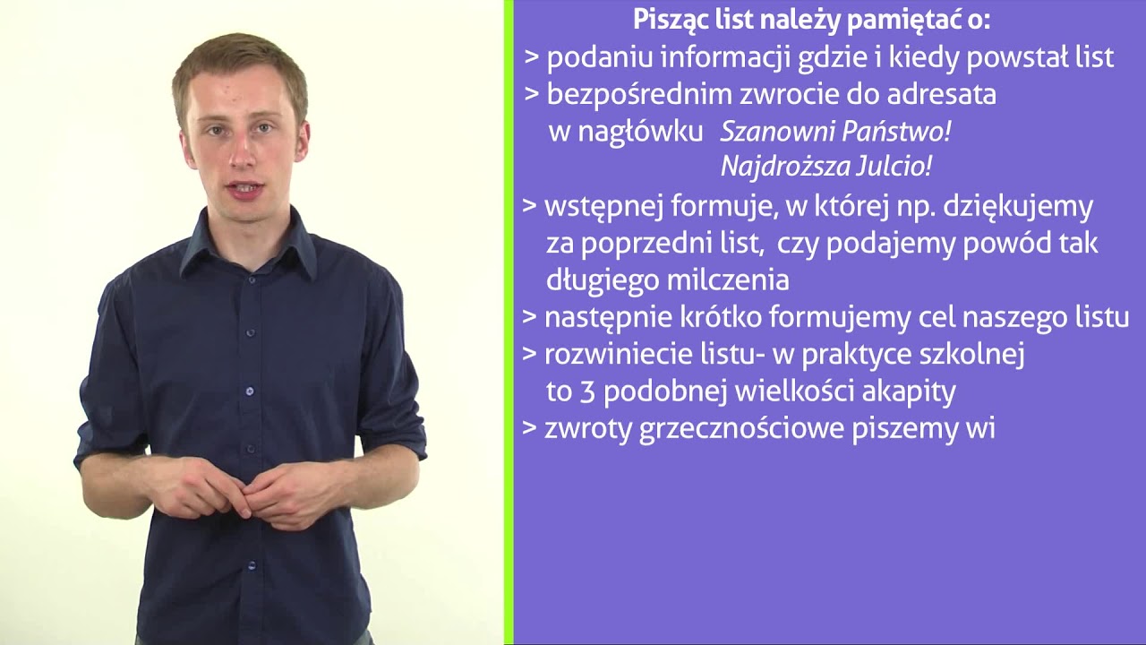 O sztuce pisania listu