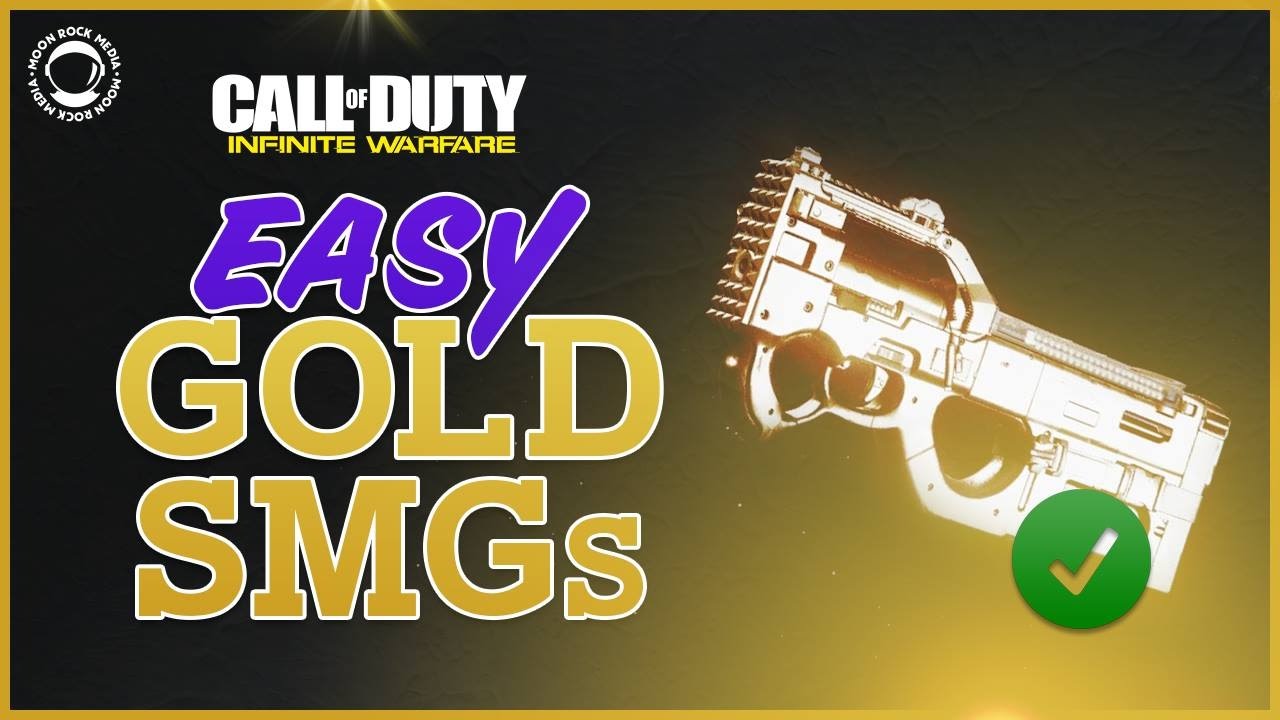 INFINITE WARFARE - HOW TO GET EASY SMG GOLD CAMO TUTORIAL