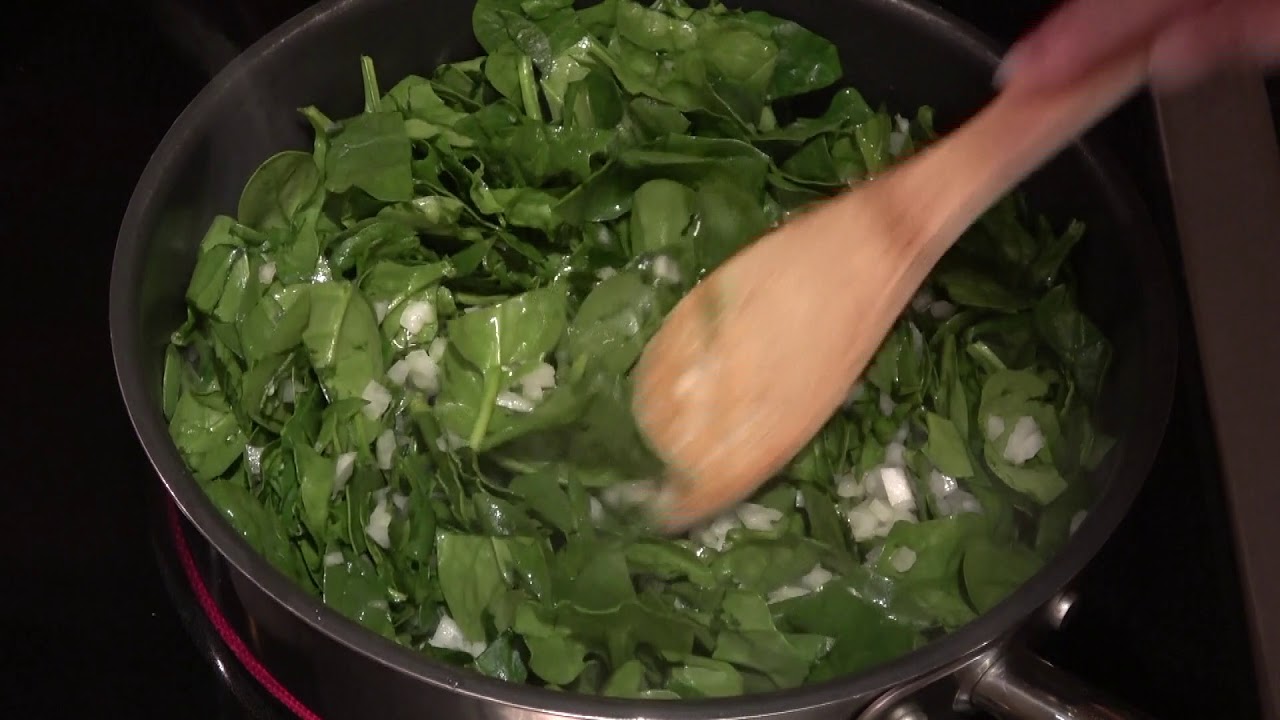 Wilted Spinach Power Veggie Step By Step Chef