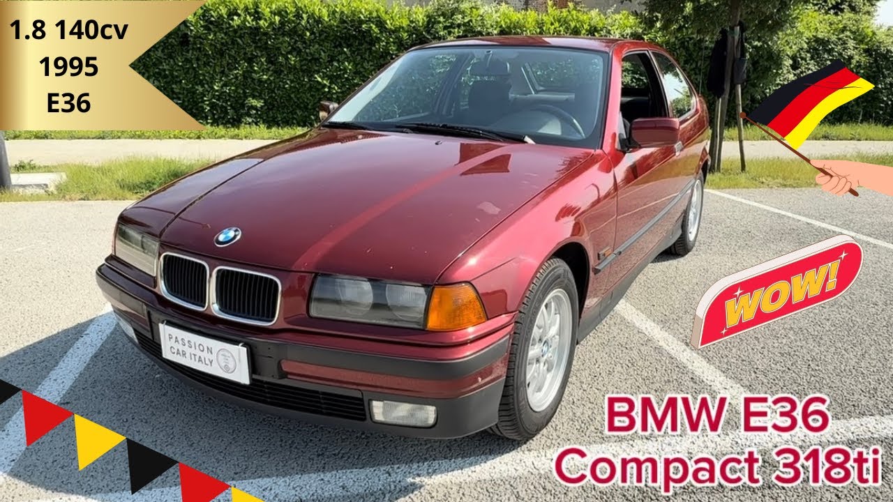 E36 Compact… BMW incompresa? 🤔🚗 Recensione BMW 318ti Compact 1.8 140cv - 1995 🇩🇪