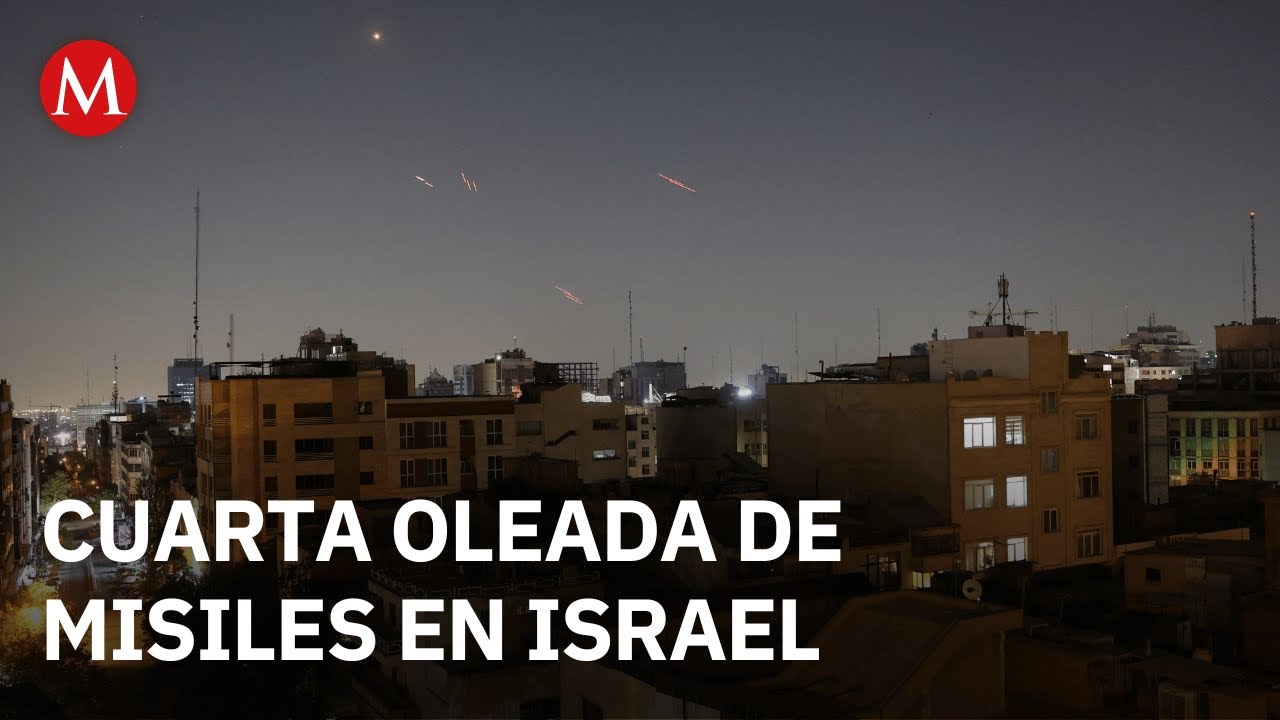 Irán lanza cuarta oleada de misiles a Israel; alarmas sonaron en el norte del país