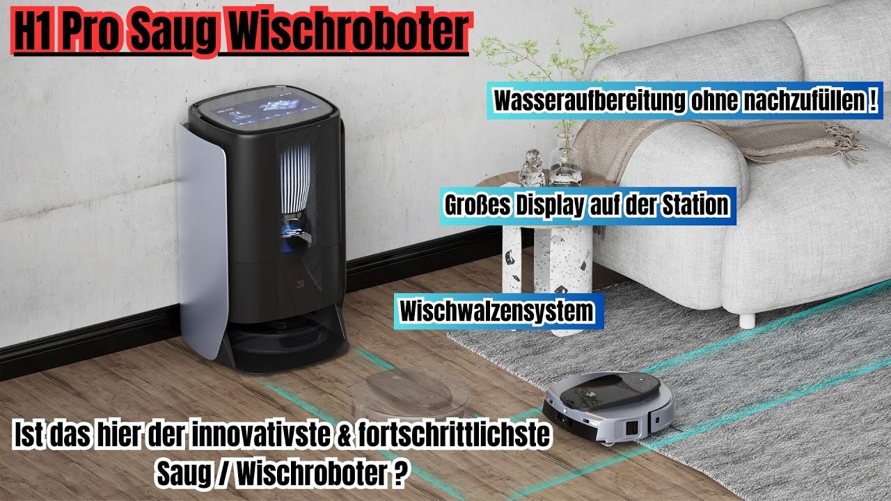 Der H1 Pro von 3i || Ist das der innovativste und technisch fortschrittlichste Saug Wischroboter ?