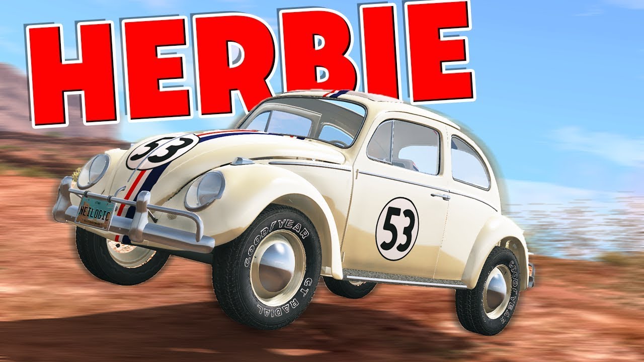 HERBIE IN BEAMNG! HERBIE CRASH TESTING AND RACING! - BeamNG Drive