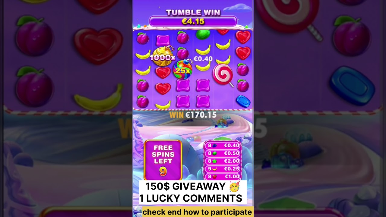 This is insane sweet bonanza 1000 huge win #shorts #slots #maxwin #bigwin