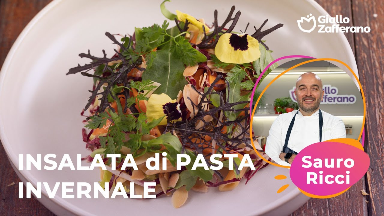 INSALATA di PASTA INVERNALE - ricetta dello chef SAURO RICCI💚🍴