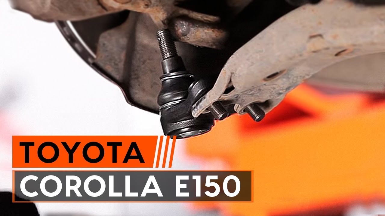 Como trocar rótula de suspensão dianteira TOYOTA СOROLLA E150 Sedan [TUTORIAL AUTODOC]
