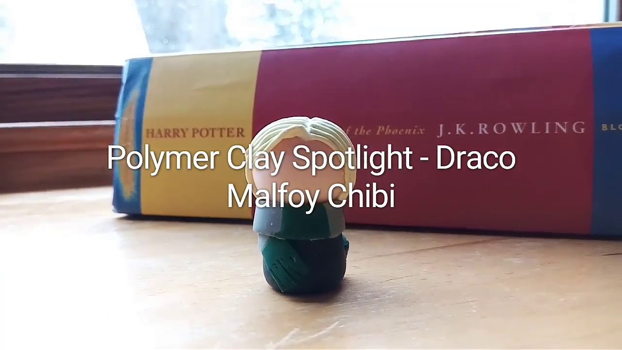 Polymer Clay Spotlight - Draco Malfoy Chibi from Harry Potter