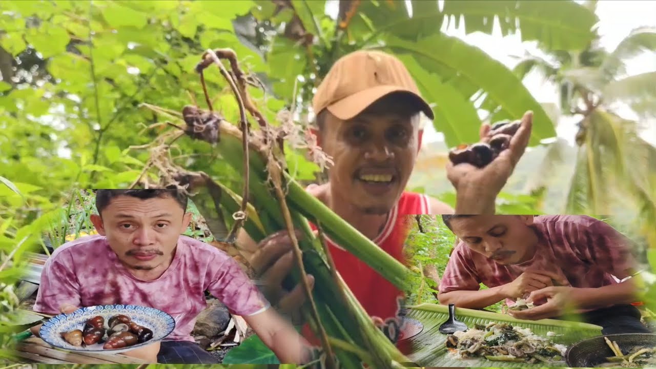Adventure food laing with taklong or snails grabi ang sarap buhay bukid
