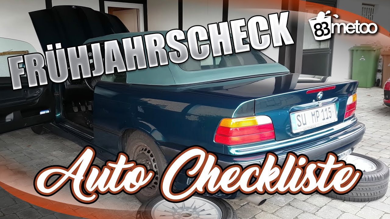 Der Frühjahrscheck fürs Auto Checkliste | Auto aus Winterschlaf erwecken | Zündkerzen wechseln