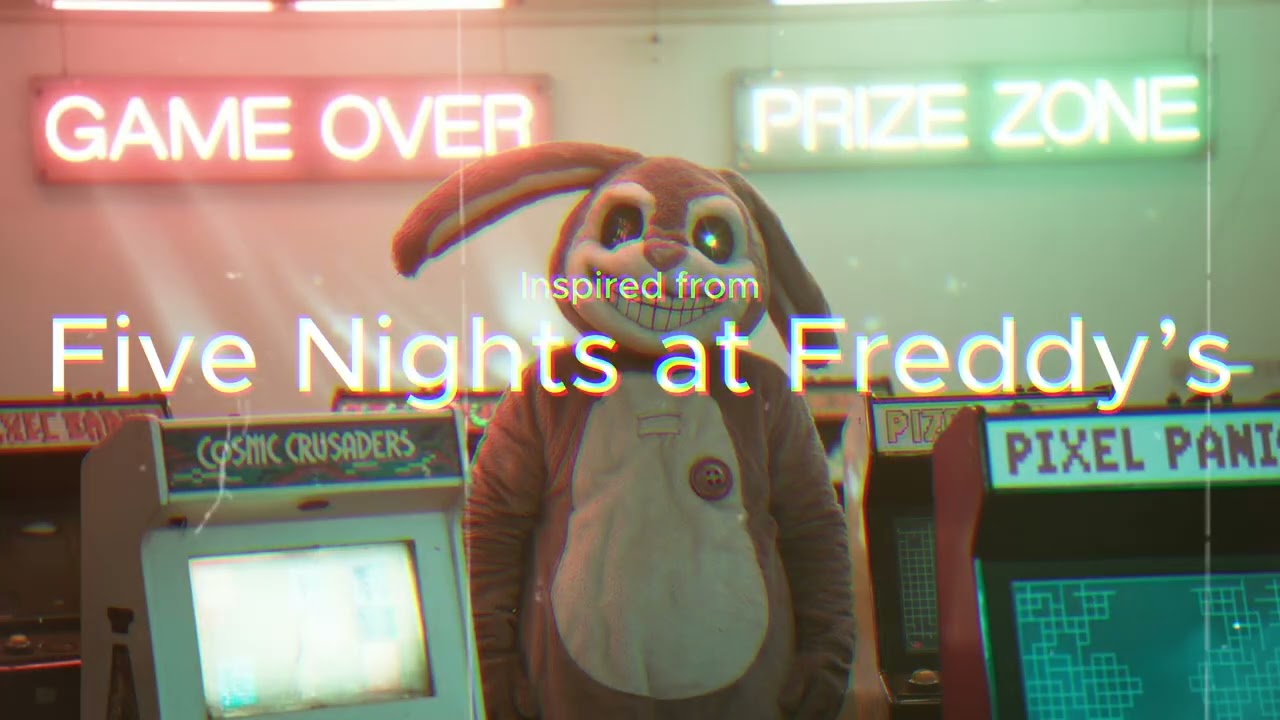🎮👁️ FNaF-Inspired Horror Synth • 4K AI Dark Ambience | Terrifying Arcade Night Music 👾🦾