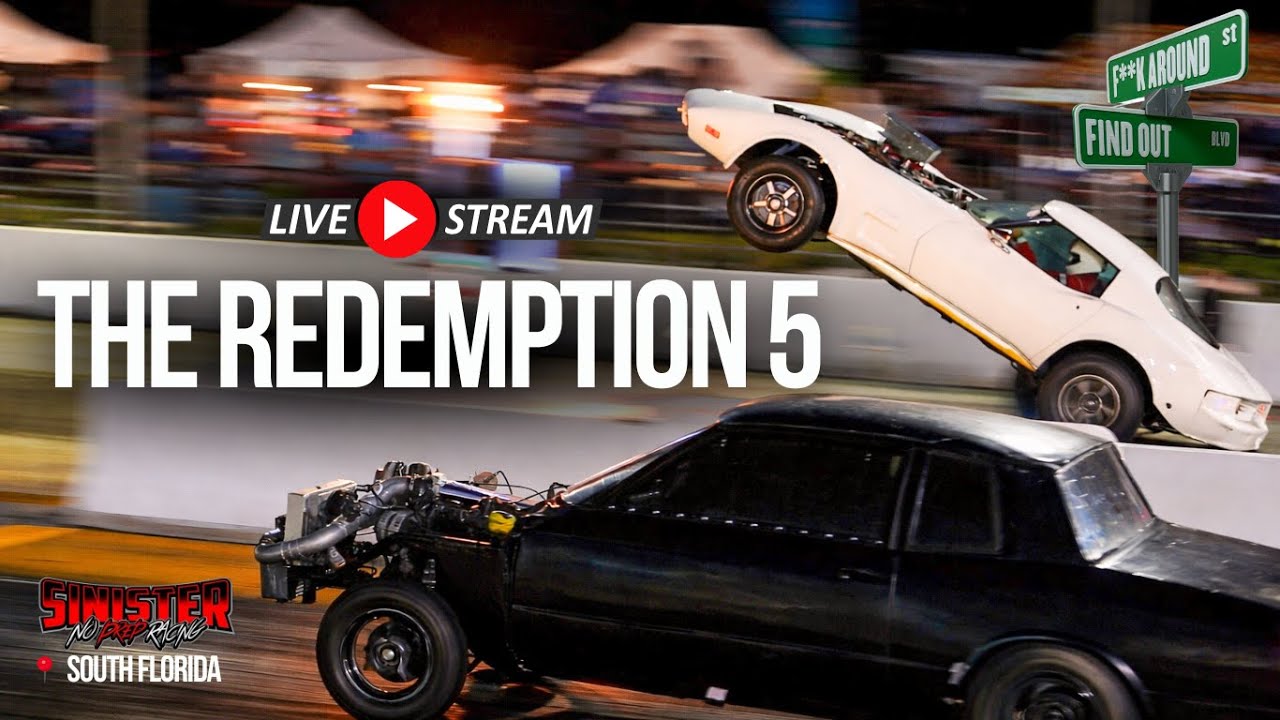 🔴 LIVE STREAM- 2026 South Florida No Prep  Drag Racing | The Redemption 5