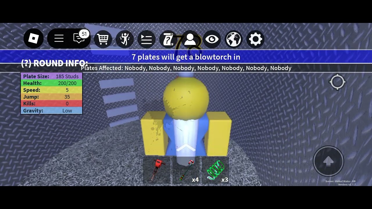 Bignoob Girl #survive #roblox plates offate #watch@Big_NoobRoblox
