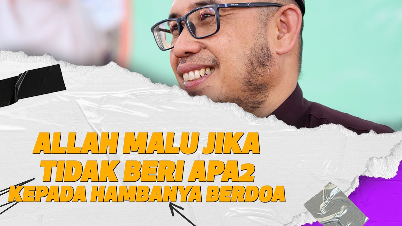 Prof Dr MAZA - Allah Malu Jika Tidak Beri Apa-Apa Kepada Hambanya Berdoa