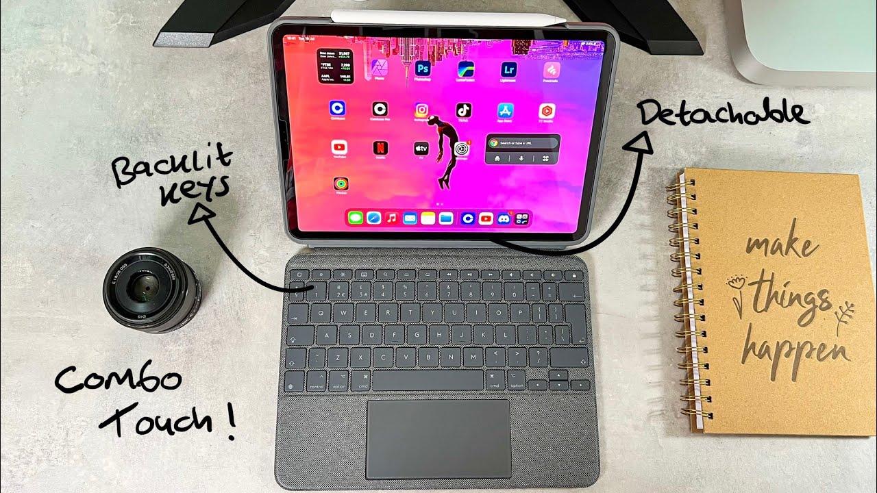 Logitech Combo Touch Keyboard - BEST iPad Pro Accessory?