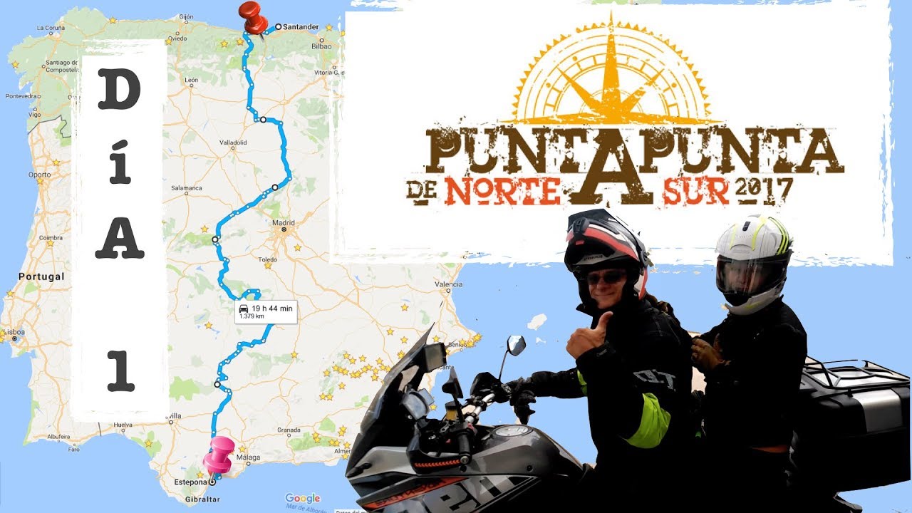 Punta A Punta 2017. Recorriendo España en moto - Día 1/10