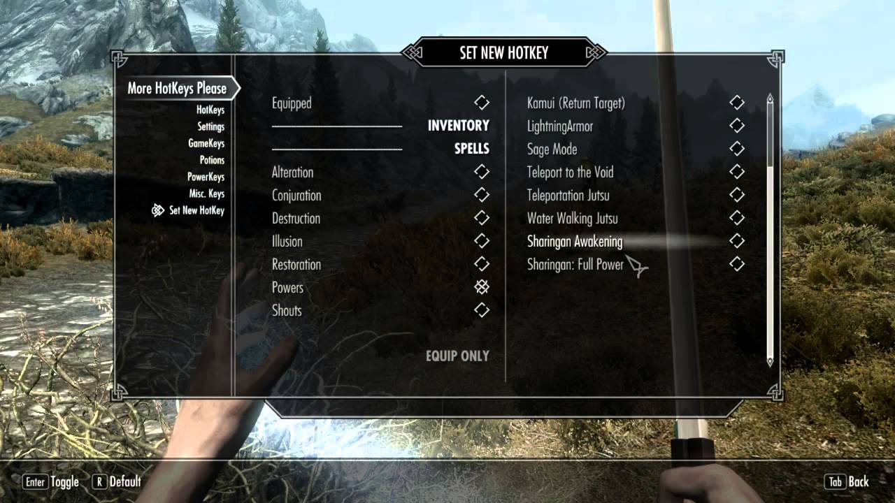 Sasuke in Skyrim Pt 1 Naruto Anime Overhaul (Uchiha Clan mod)