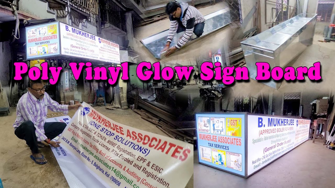 Light Sign Board Poly Vinyl | Light Sign Board Poly