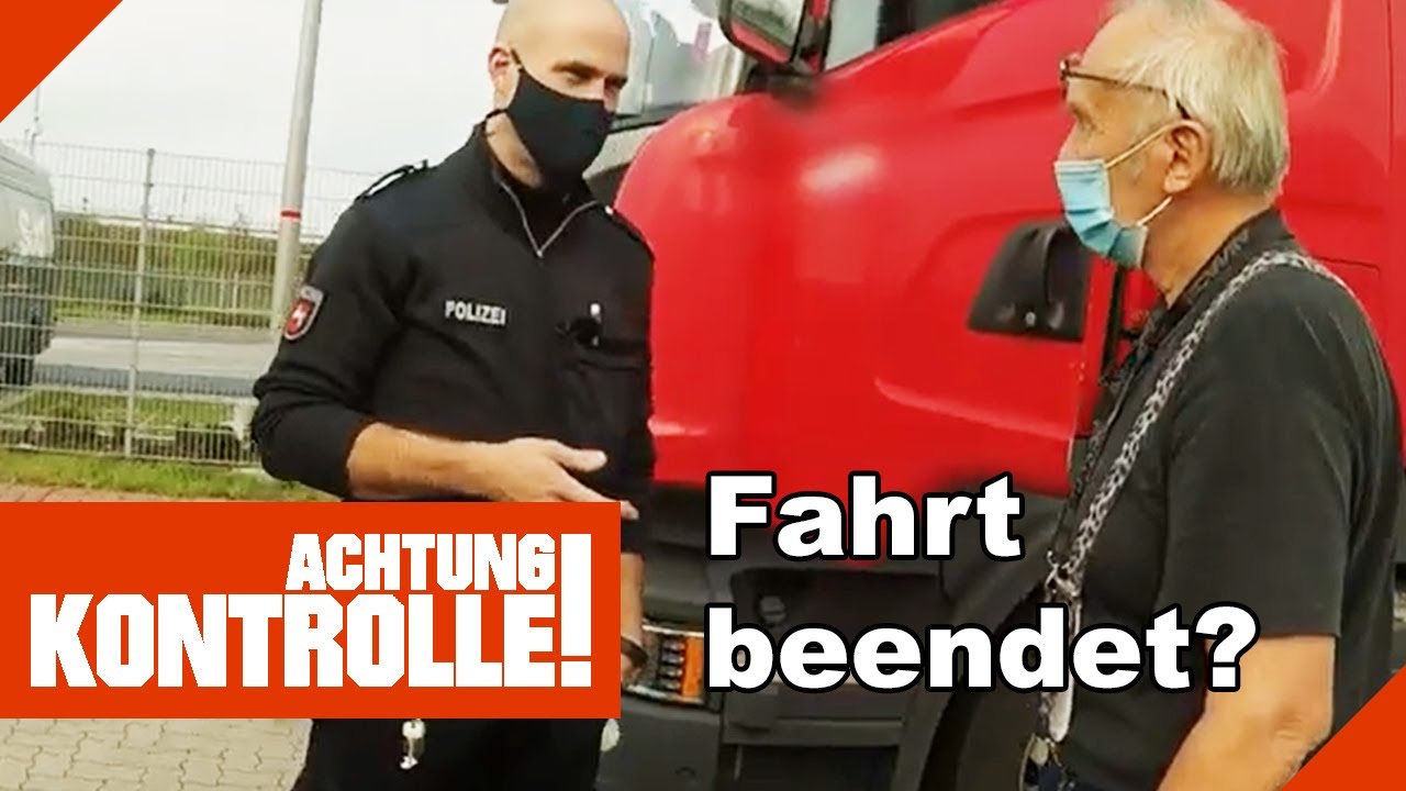 LKW Fahren ohne Fahrerlaubnis? Begeht dieser Fahrer eine Straftat? | Kabel Eins | Achtung Kontrolle