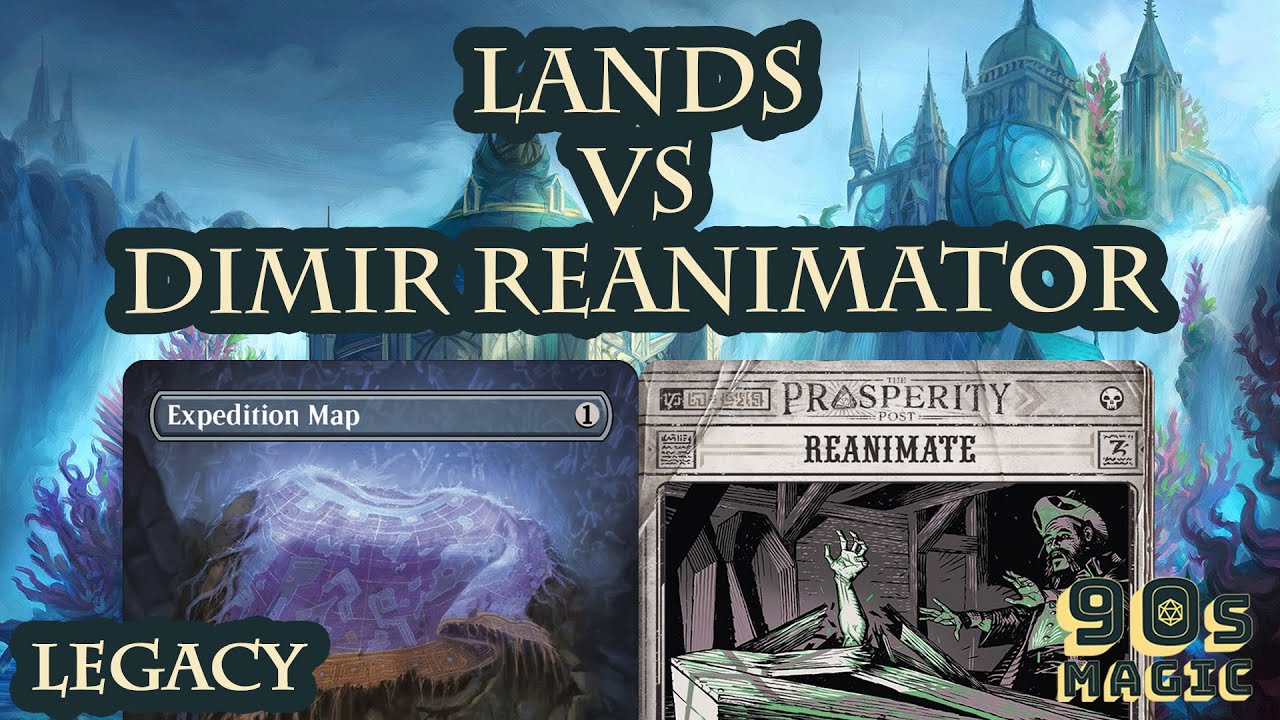 Lands против Dimir Reanimator [$1000 Legacy, раунд 4]