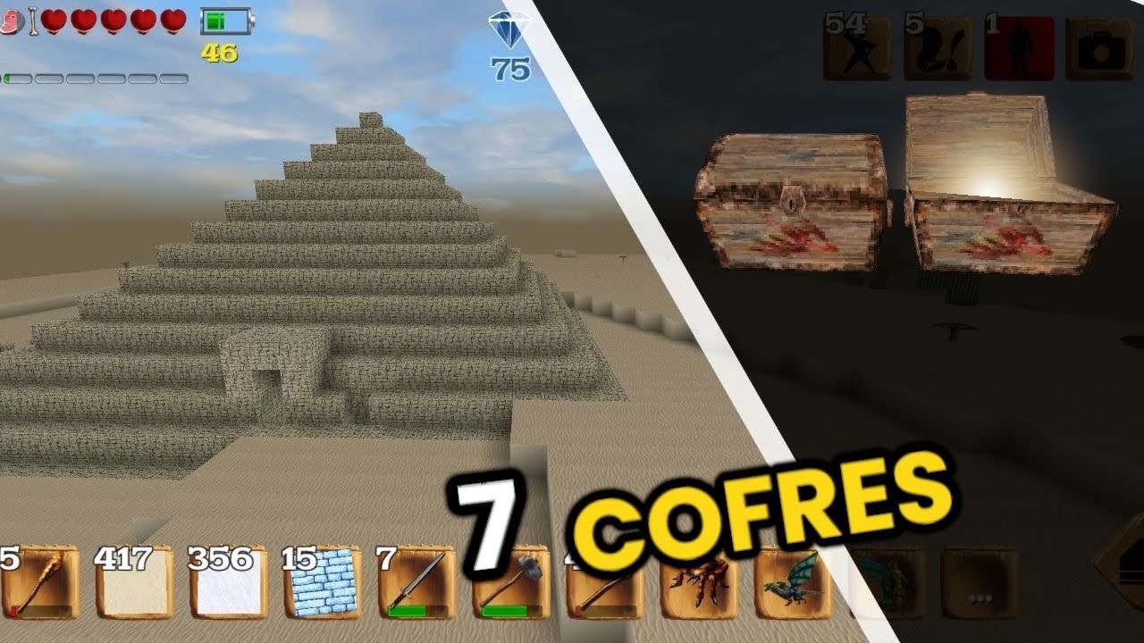 Top 7 Cofres Con Sorpresas En El Desierto | Block Story 